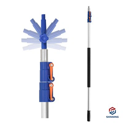 Corrugated aliminyòm poto telescopic